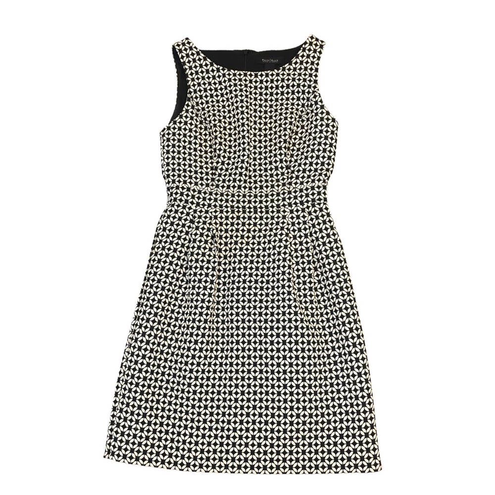 WHITE House BLACK Market Pattern Dress Size 00